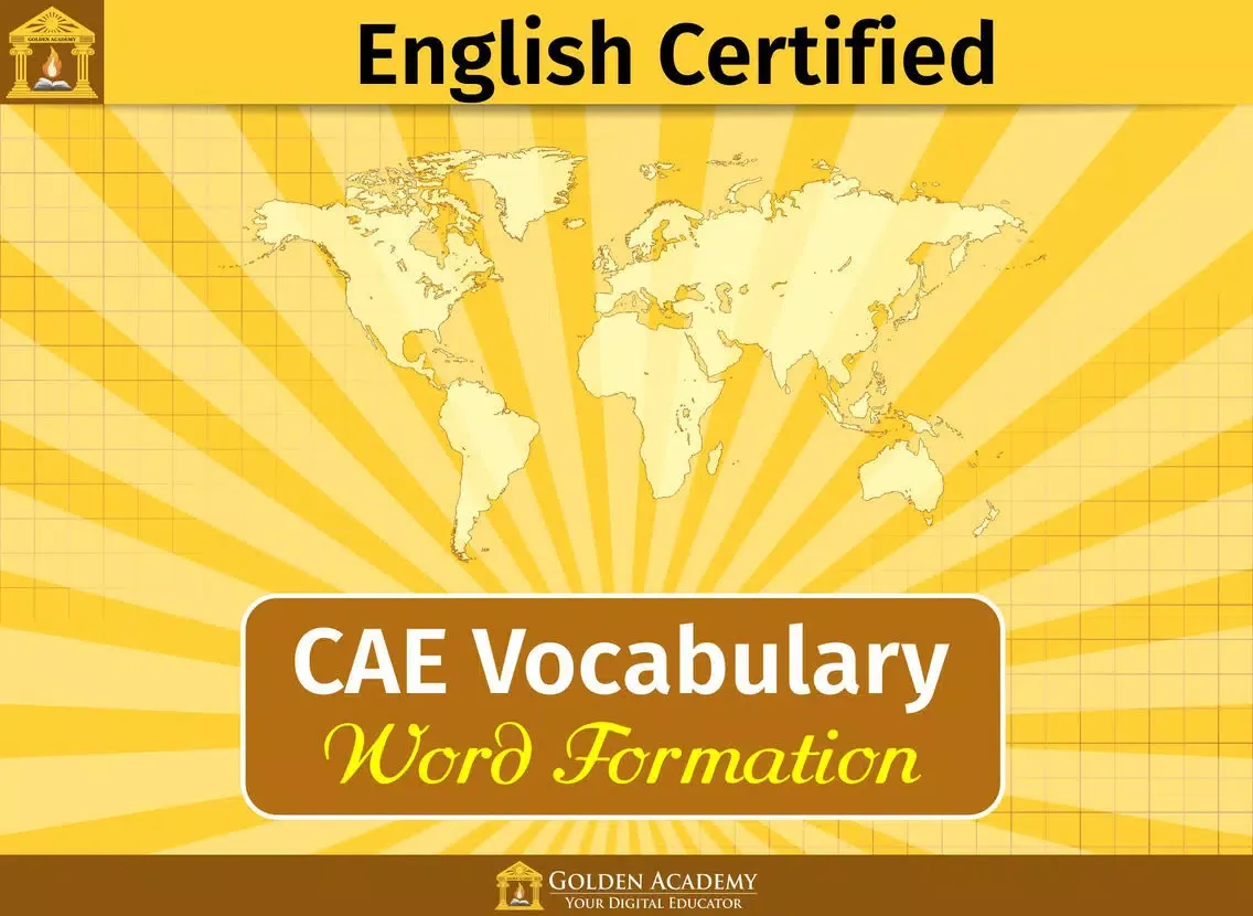 Tangkapan layar English Certified : CAE Vocabulary - Word Formation iPad 