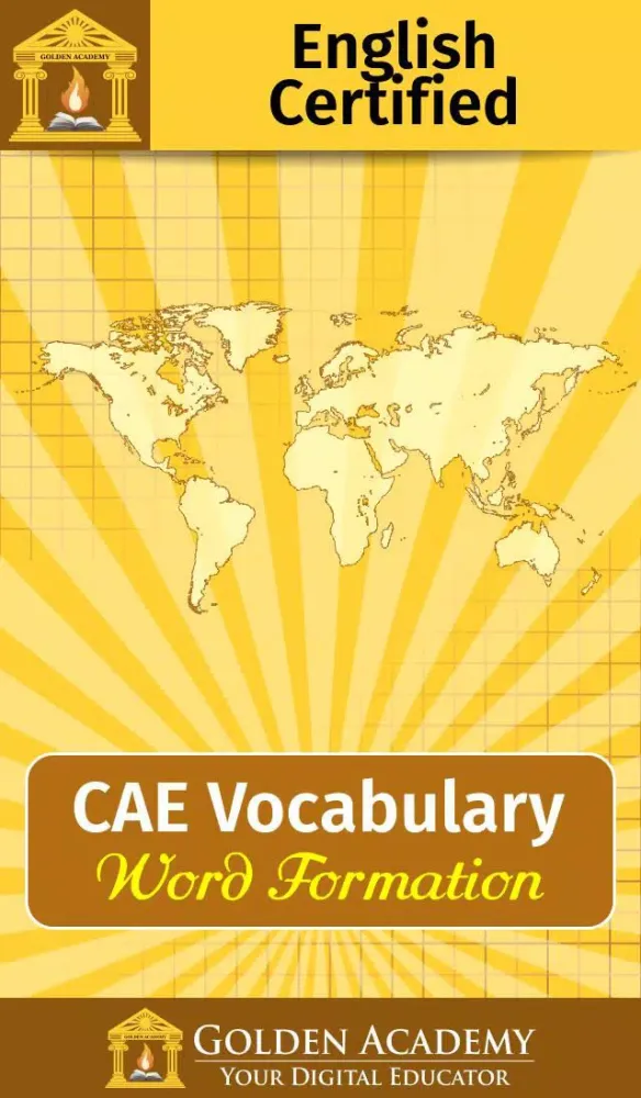 Tangkapan layar English Certified : CAE Vocabulary - Word Formation