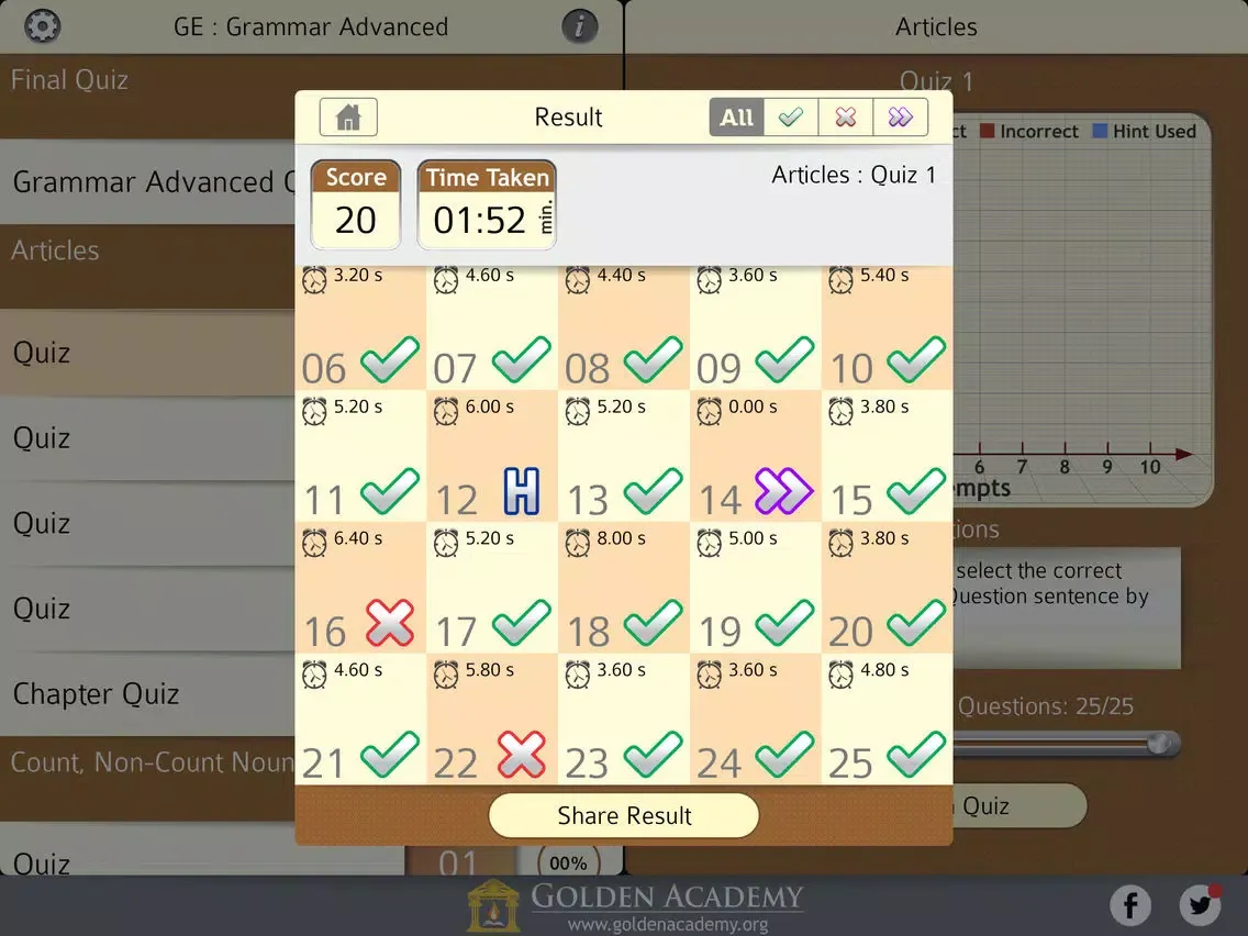 Grammar Expert : English Grammar Advanced iPad Screenshots