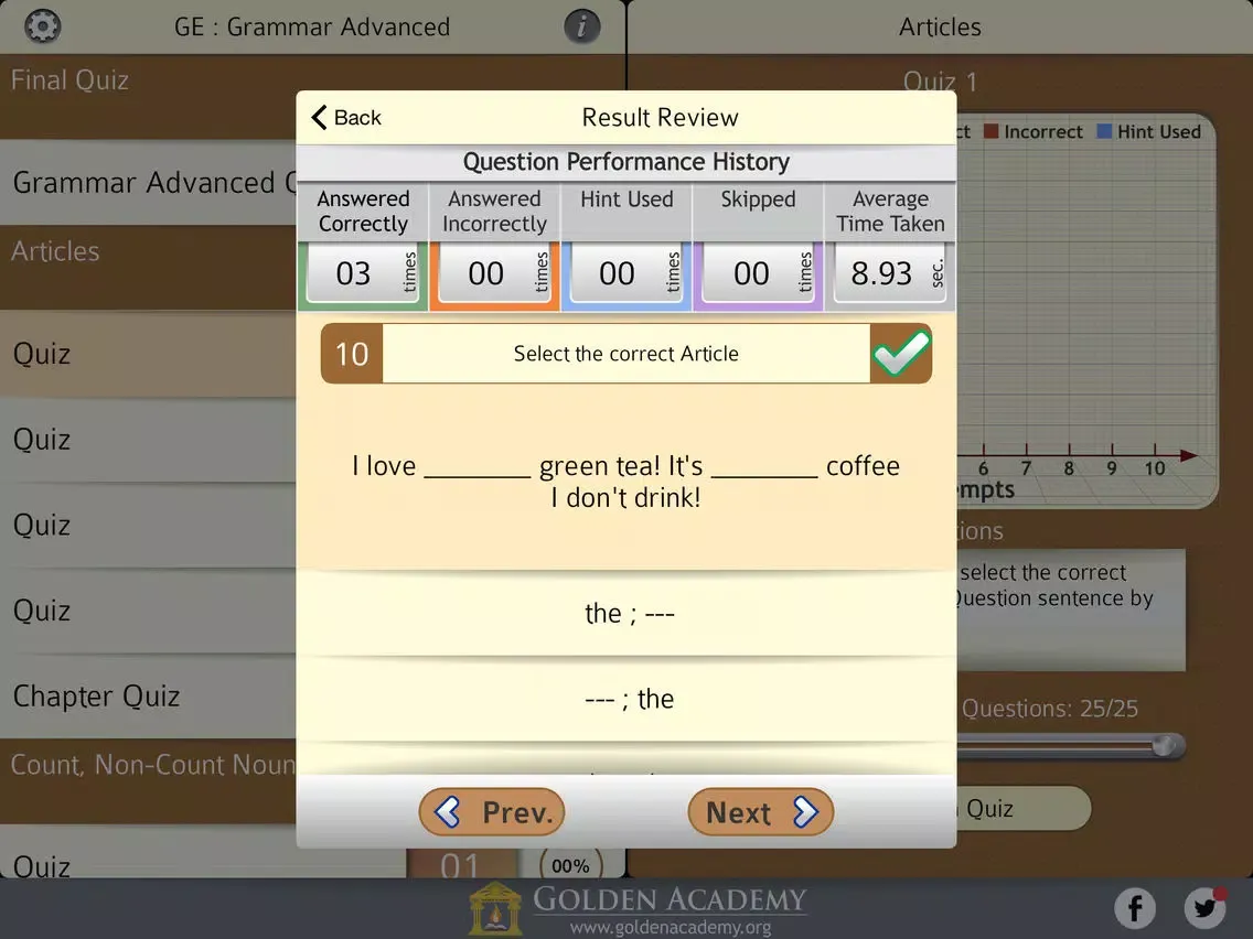 Grammar Expert : English Grammar Advanced iPad Screenshots