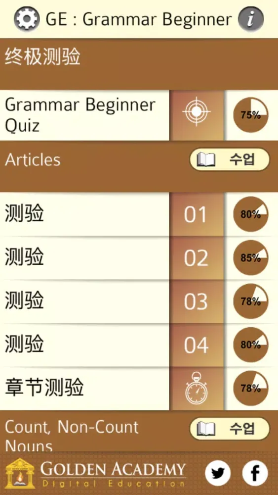 Screenshot di 语法专家 : 英语语法 初级 FREE