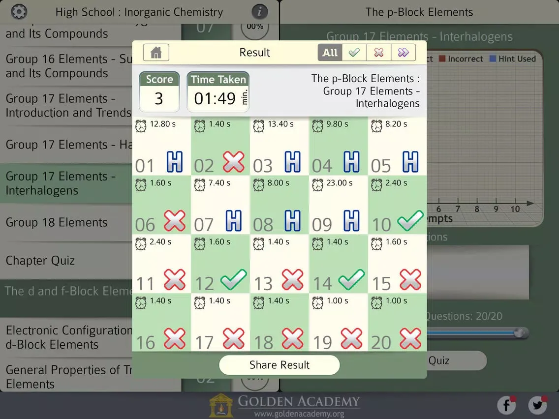 Скриншоты High School : Inorganic Chemistry FREE iPad 