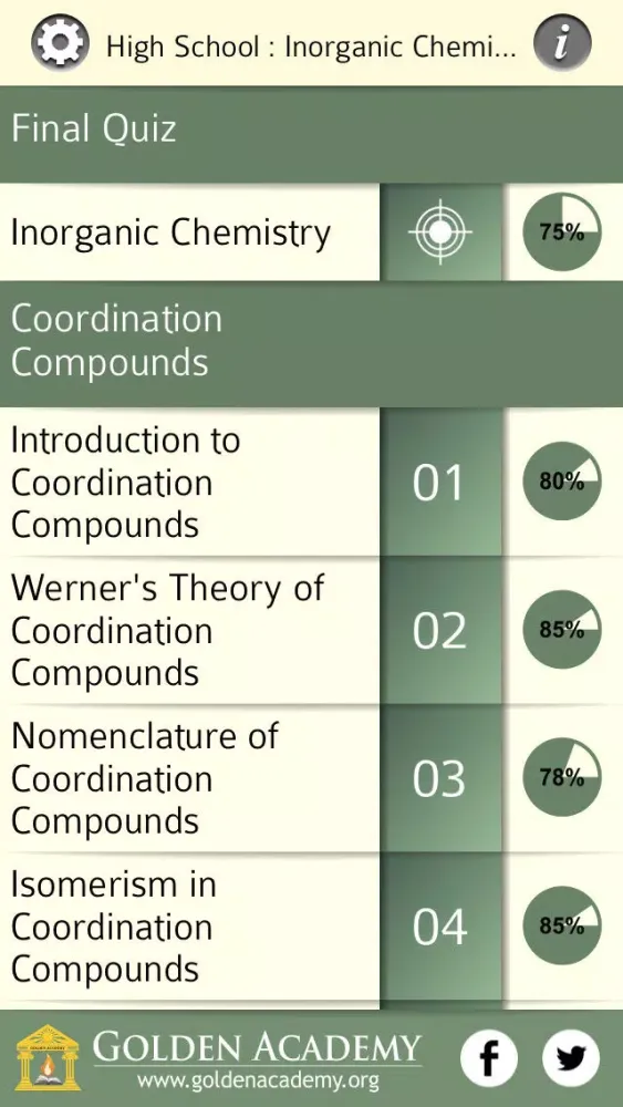 Скриншоты High School : Inorganic Chemistry FREE