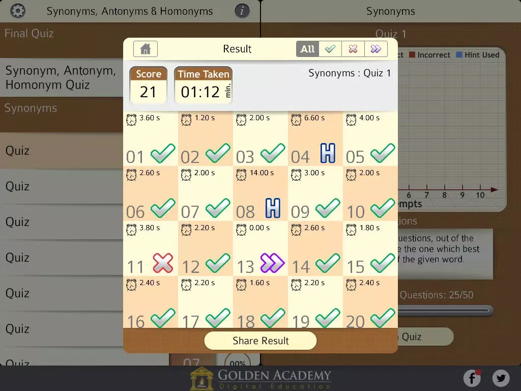 Capturas de pantalla de Grammar Expert: Synonyms, Antonyms and Homonyms FREE iPad 