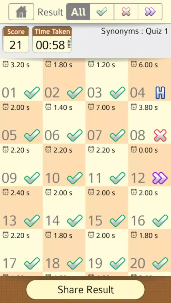 Capturas de pantalla de Grammar Expert: Synonyms, Antonyms and Homonyms FREE