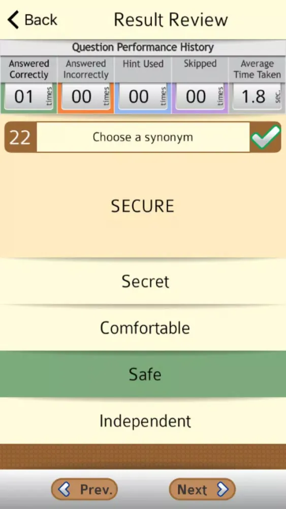 Capturas de pantalla de Grammar Expert: Synonyms, Antonyms and Homonyms FREE