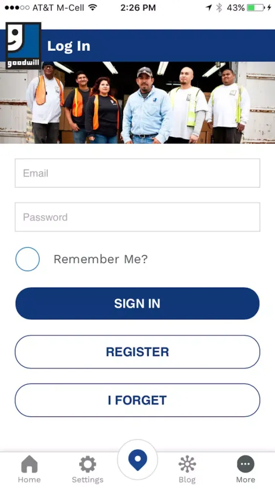 Goodwill Mobile App Screenshots