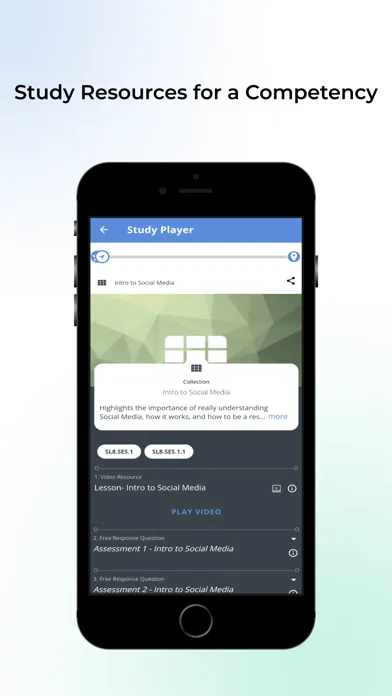 Capturas de tela do MyNavigator for Learners