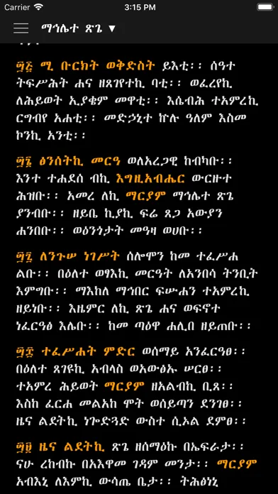 Zrzuty ekranu Mahilete Tsige