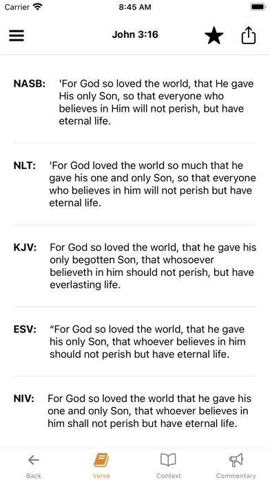 Capturas de pantalla de BibleRef