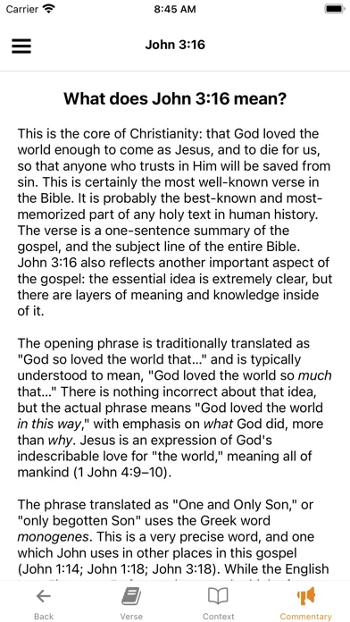 Capturas de pantalla de BibleRef