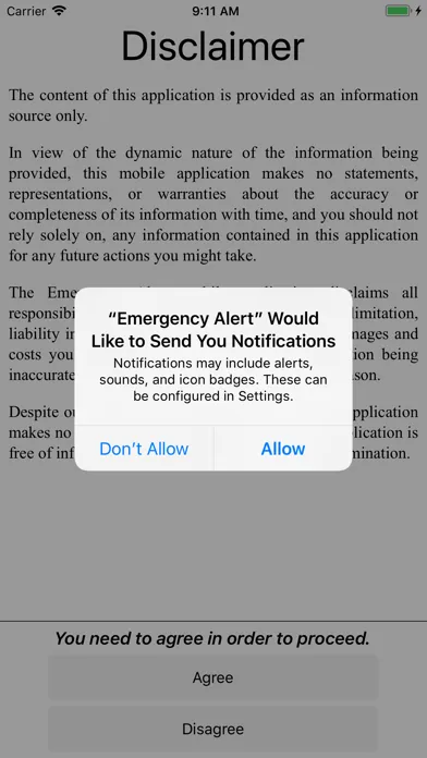 Emergency Alert स्क्रीनशॉट