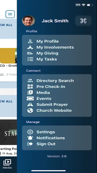 Capturas de tela do Grace Church Frisco