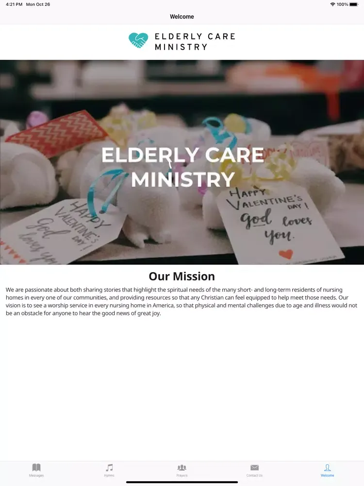تصاویر Elderly Care Ministry iPad 