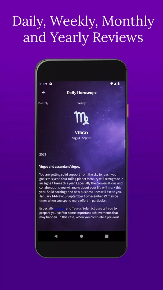 Daily Horoscope Screenshots