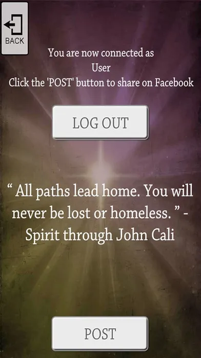 Tangkapan skrin Messages From Spirit Oracle