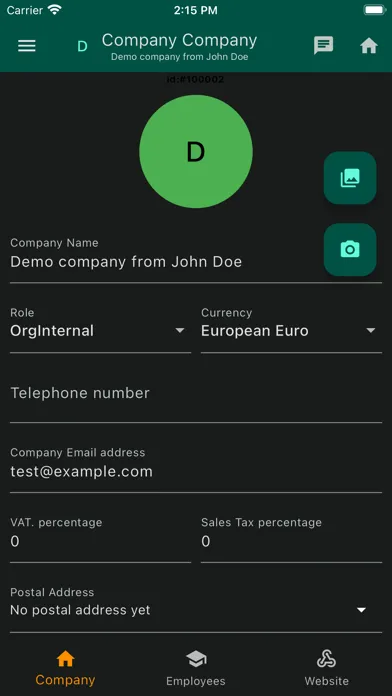 GrowERP Admin open source Screenshots