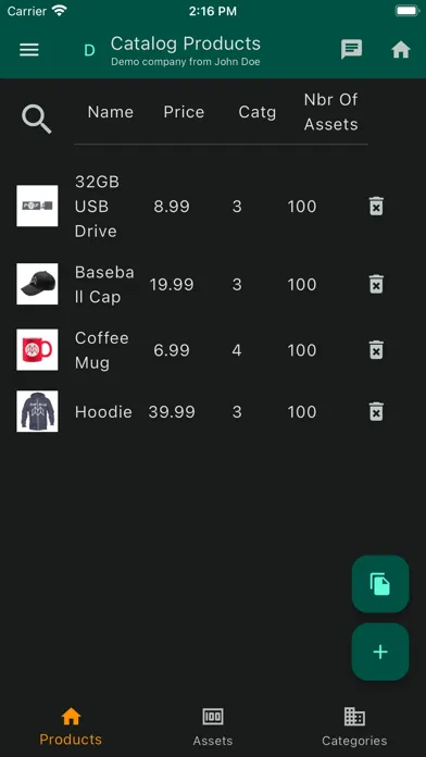 GrowERP Admin open source Screenshots