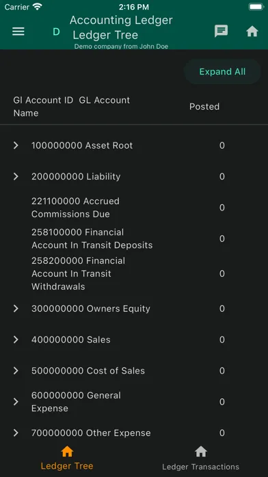 GrowERP Admin open source Screenshots