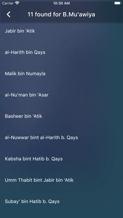 Capturas de tela do Muslim Scholars & Companions
