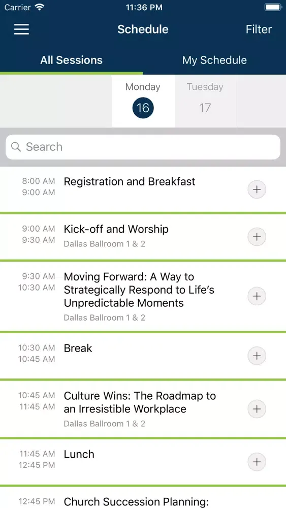 Capturas de pantalla de Employee Benefits Summit