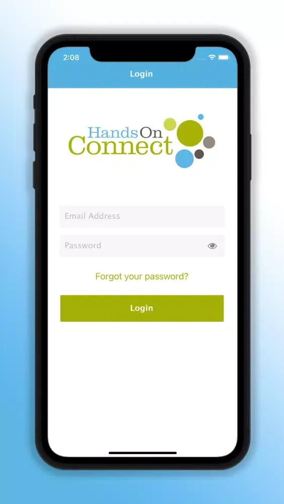Screenshot di HandsOn Connect Quick Check-In