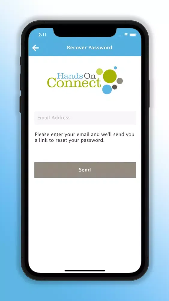 Screenshot di HandsOn Connect Quick Check-In