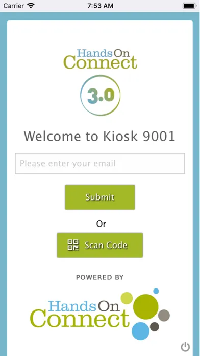 Capturas de pantalla de HandsOn Connect Admin Kiosk