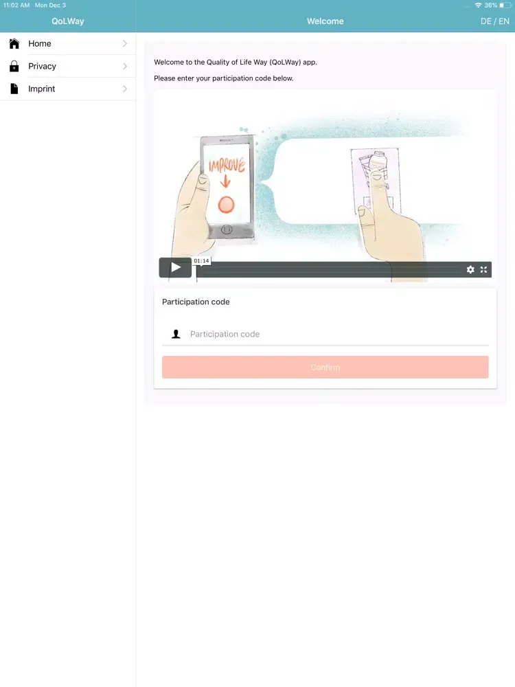 QoLWay iPad 應用截圖