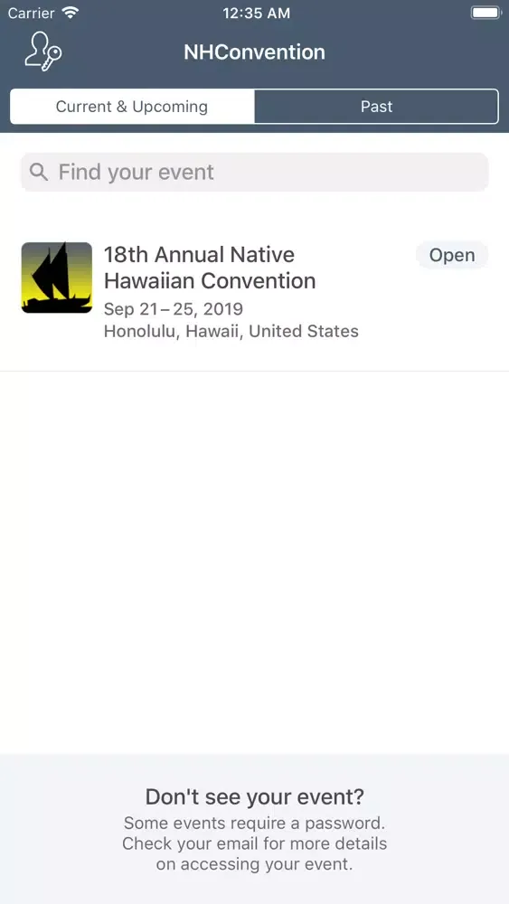 Screenshot di Native Hawaiian Convention App