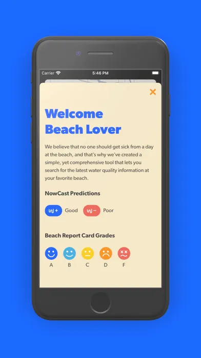 Capturas de pantalla de Beach Report Card