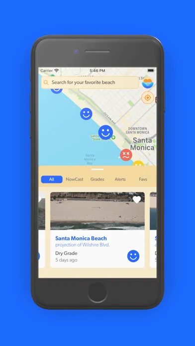 Capturas de pantalla de Beach Report Card