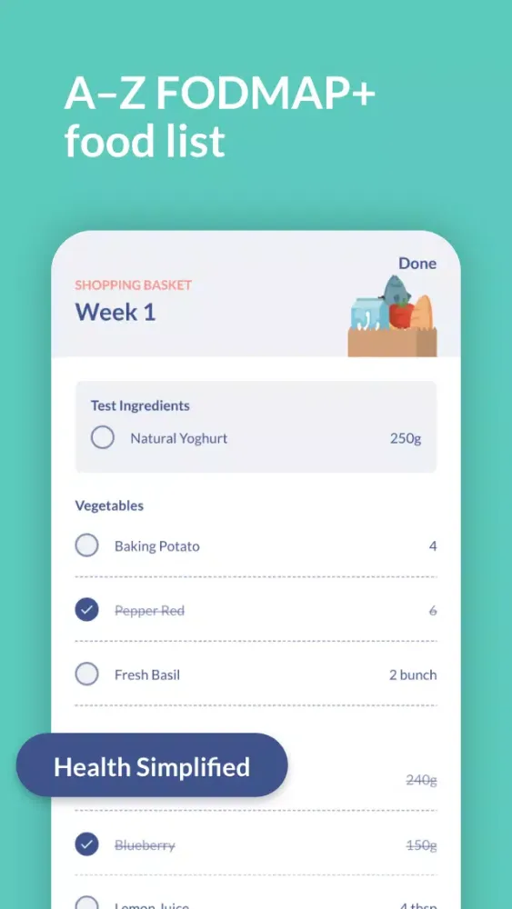 IBS Coach سکرین شاٹس