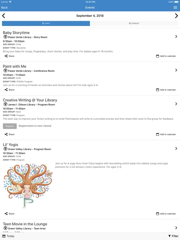 Henderson Libraries iPad  স্ক্রিনশট