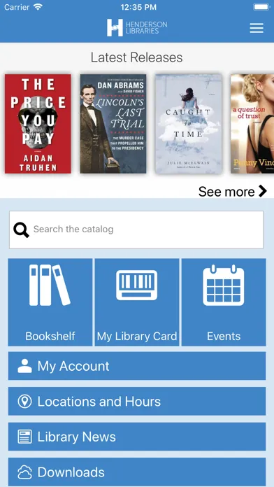 Henderson Libraries স্ক্রিনশট