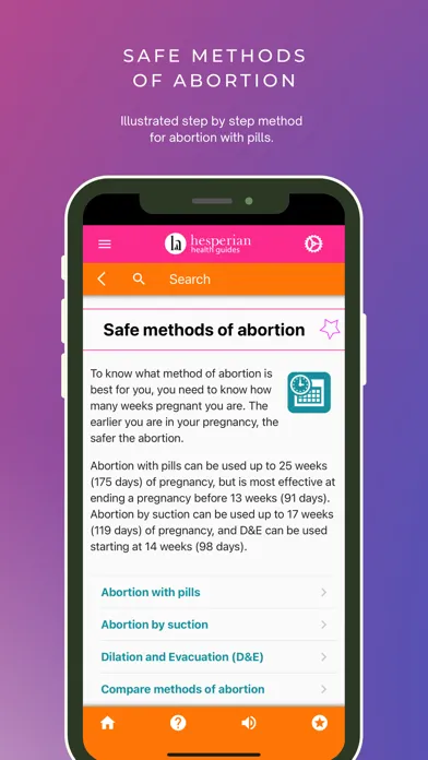 Safe Abortion (SA) سکرین شاٹس