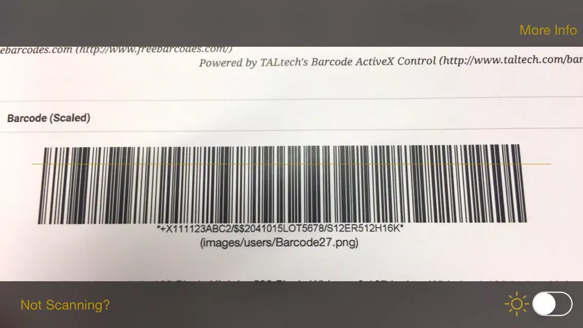 Zrzuty ekranu HIBCC UDI Decoder