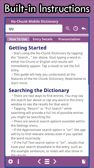 Ho-Chunk Dictionary应用截图