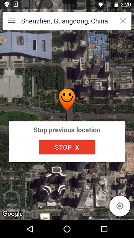 Screenshot di Hola Fake GPS