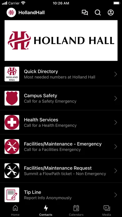 Holland Hall School Screenshots