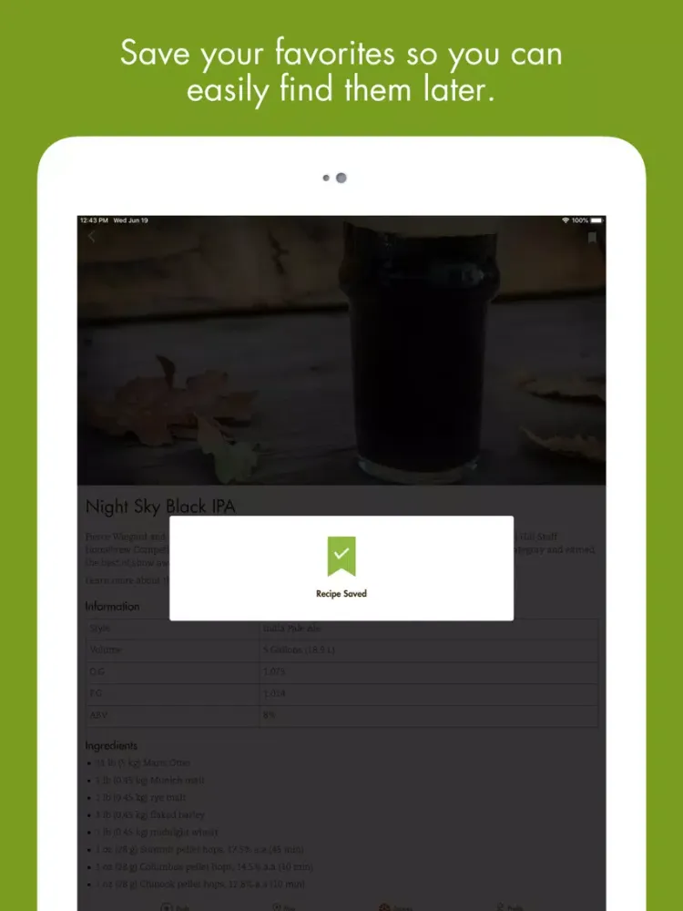 Brew Guru iPad 應用截圖