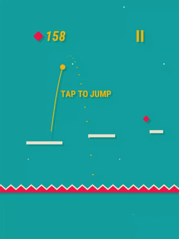 ภาพหน้าจอของ Flat Jump iPad 