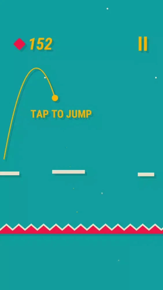 ภาพหน้าจอของ Flat Jump
