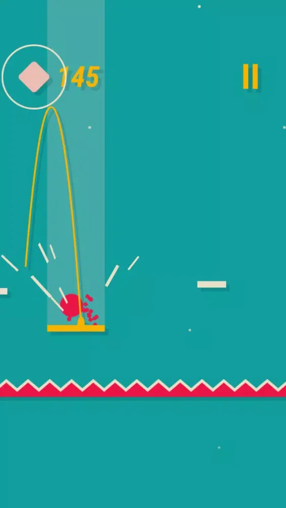 ภาพหน้าจอของ Flat Jump