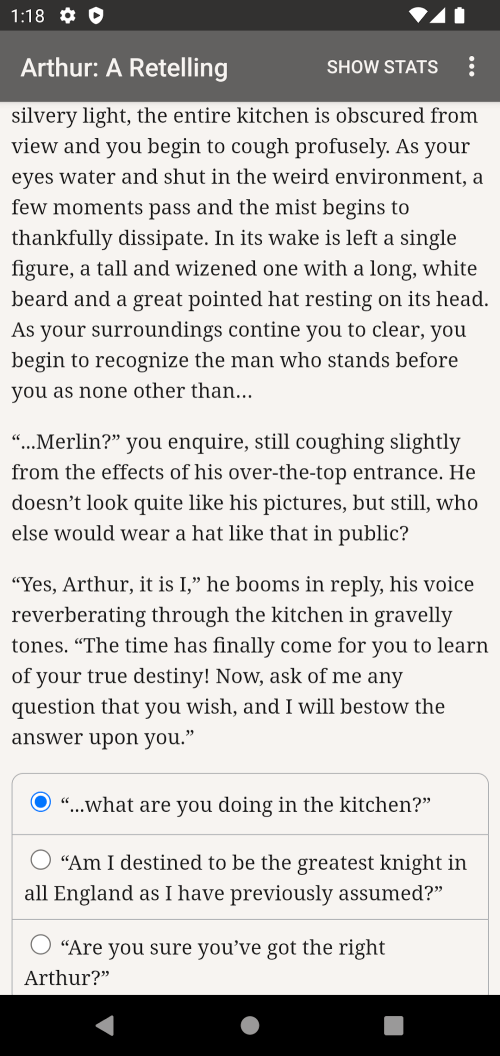 Arthur: A Retelling-screenshot-1