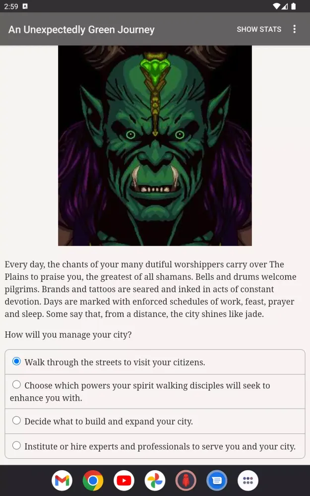 An Unexpectedly Green Journey Screenshots