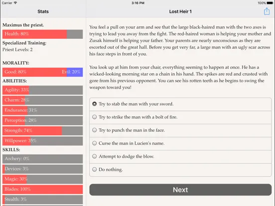 The Lost Heir iPad  Ekran Görüntüleri