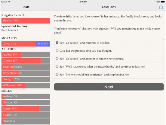 The Lost Heir iPad  Ekran Görüntüleri