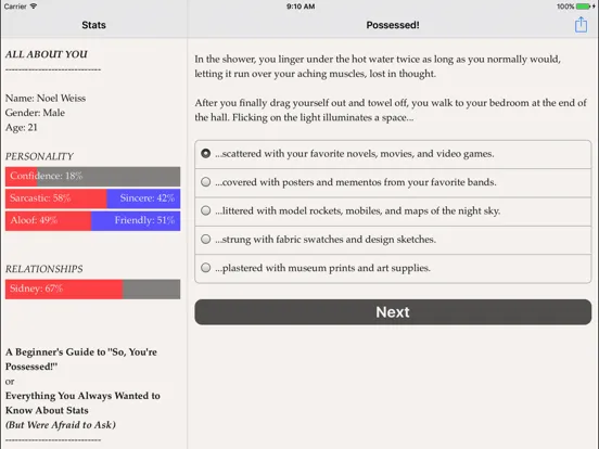 So, You're Possessed! iPad  Screenshots