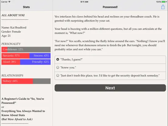 So, You're Possessed! iPad  Screenshots